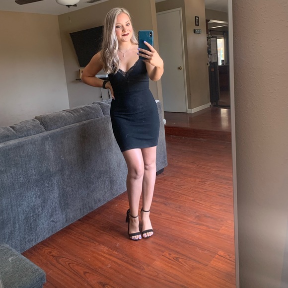 Lulu’s Lush Secret Crush Black Lace Bodycon Dress - Picture 10 of 10